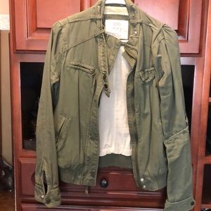 Military green jacket